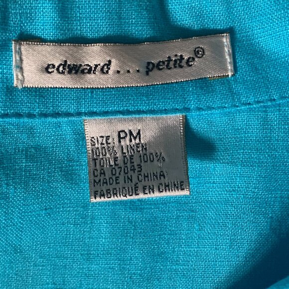 Linen smocked shirt - Picture 6 of 9